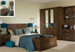 Tuscany Dark Walnut Fitted Bedroom