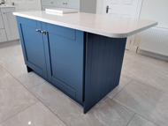 Blue/White Kitchen Island Image