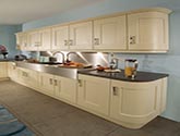 Clonmel Light Oak and Cream Fitted Kitchen Design